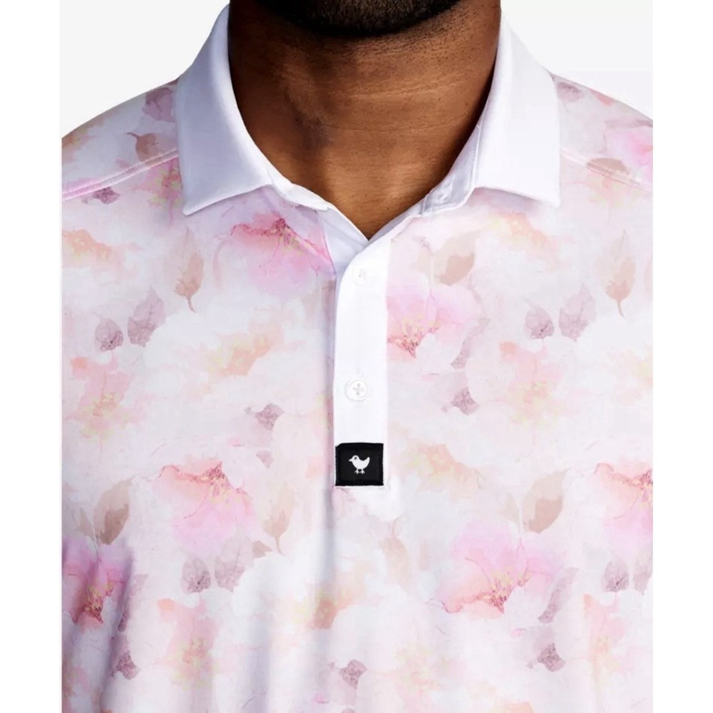 Bad Birdie The Bungalow Golf Polo Shirt Mens Large - Preppy Resort Wear - Picture 3 of 12